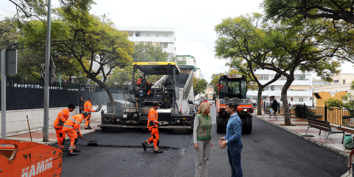 Concluye El Plan De Asfaltado En El Distrito Este De Marbella Az